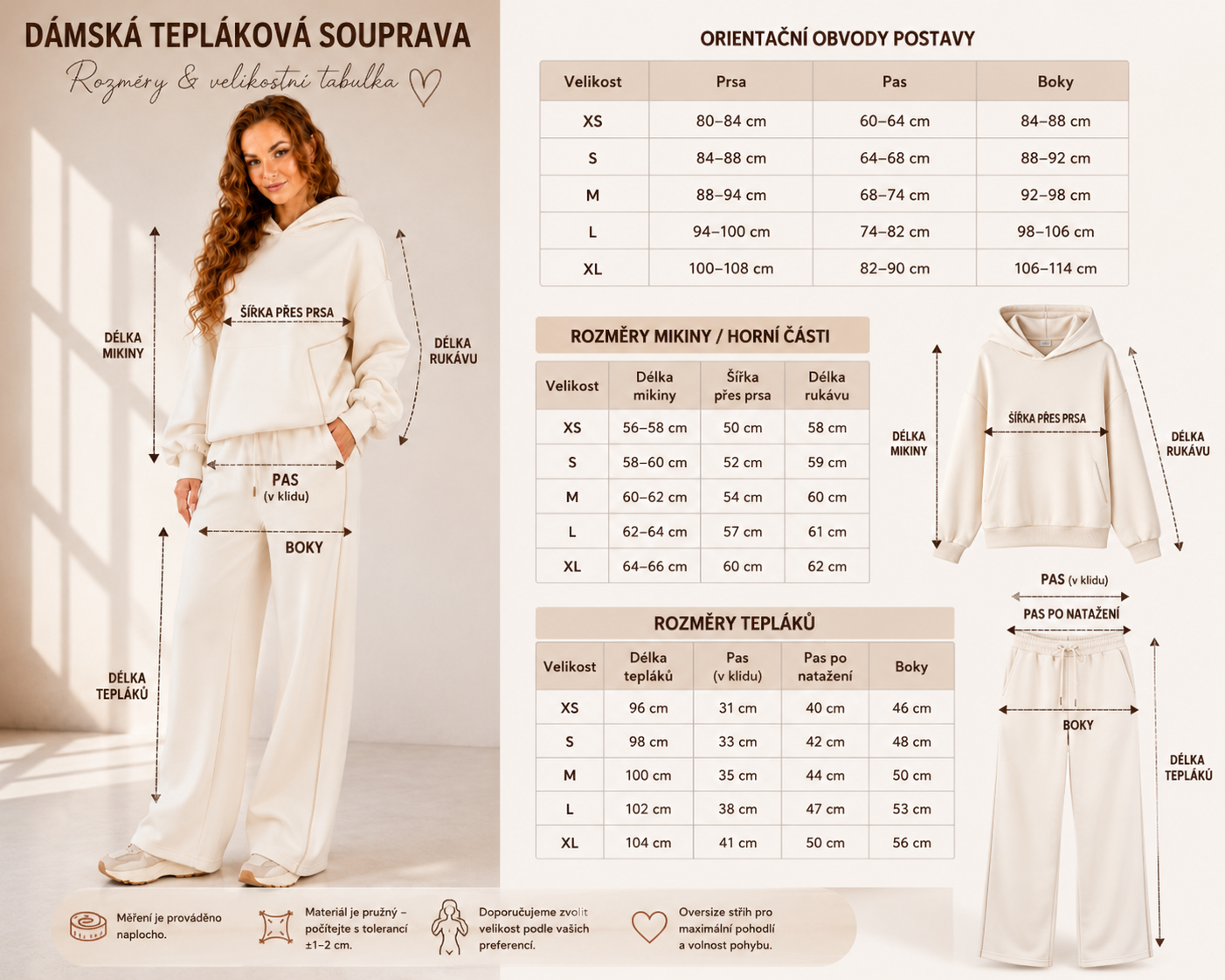 Dámské tepl. soupravy